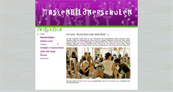 Desktop Screenshot of maskenbildnerschulen.net